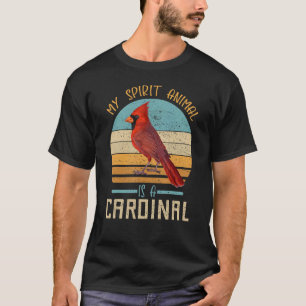 Camiseta Mi Animal Espiritual Es Un Cardenal De Aves Rojas