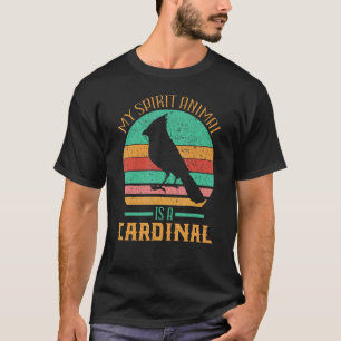 Camiseta Mi Animal Espiritual Es Un Cardenal De Pájaros