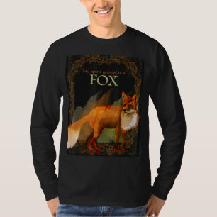 Camiseta Mi Animal Espiritual Es Un Conservacionista De Fox