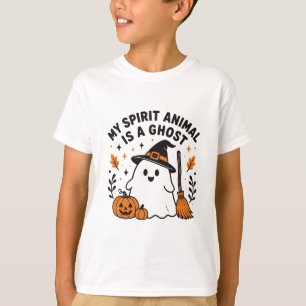 Camiseta Mi animal espiritual es un fantasma divertido Hall