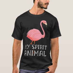 Camiseta Mi animal espiritual es un flamenco rosado