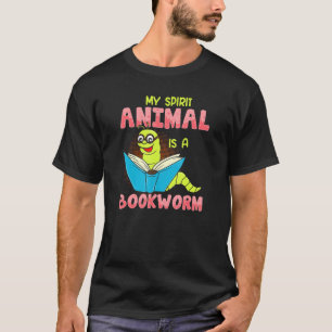 Camiseta Mi Animal Espiritual Es Un Libro De Bookworm Leyen