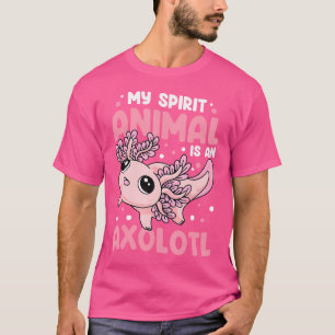 Camiseta Mi Animal Espiritual Es Un Mexicano Axolotl