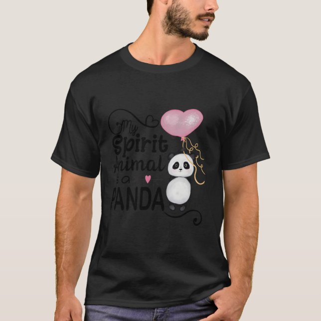 Camiseta Mi Animal Espiritual Es Un Panda I Panda Bear I Pa (Anverso)