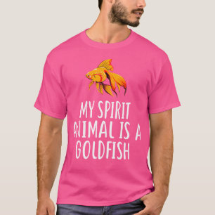 Camiseta Mi animal espiritual es un pez dorado Divertido pe