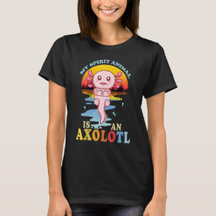 Camiseta Mi Animal Espiritual Es Un Salama Mexicano Ajolotl