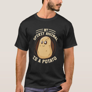 Camiseta Mi Animal Espiritual Es Un Vegetariano Vegetable D