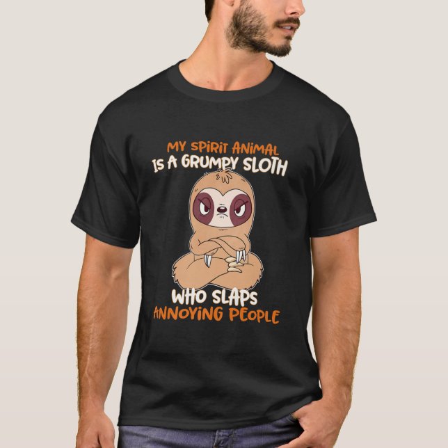 Camiseta Mi Animal Espiritual Es Una Lástima. (Anverso)