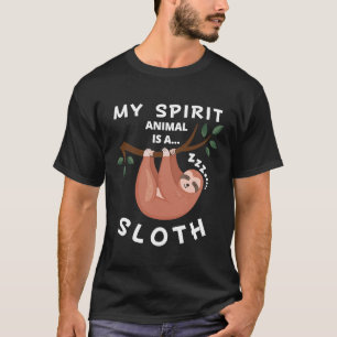 Camiseta Mi Animal Espiritual Es Una Ranura Durmiente