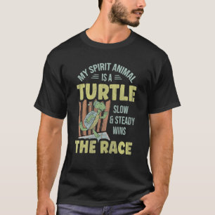 Camiseta Mi Animal Espiritual Es Una Tortuga Lenta Y Consta