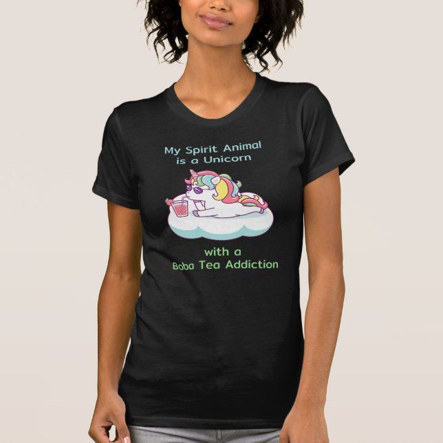 Camiseta Mi animal espiritual es unicornio (Anverso)
