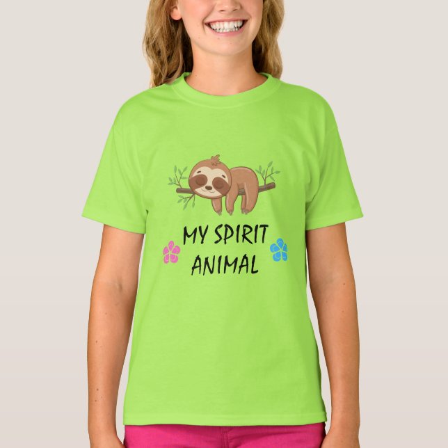 Camiseta Mi animal espiritual | Espuma para dormir (Anverso)