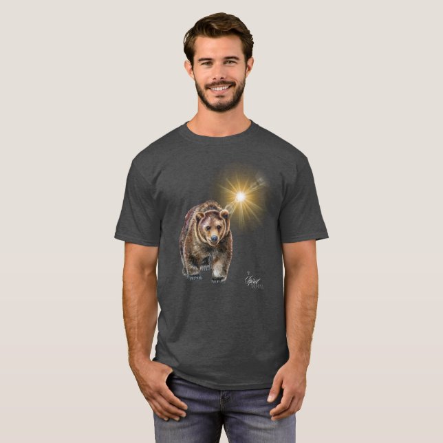 Camiseta Mi animal espiritual - oso pardo (Anverso completo)
