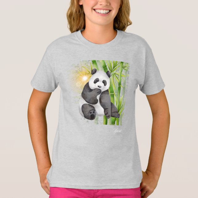Camiseta Mi animal espiritual - Panda (Anverso)