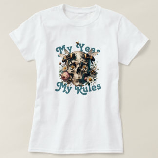 Camiseta Mi año mis reglas mujeres poder navidad año Person