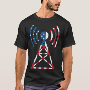 Camiseta Mi antena es más grande que la tuya  Radioaficiona