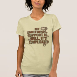 Camiseta Mi apoyo emocional es complicado – Divertido