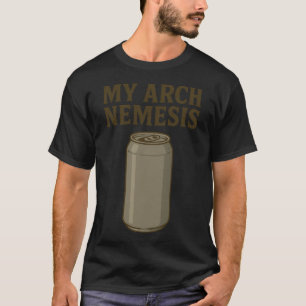 Camiseta Mi archienemigo detectando humor metálico