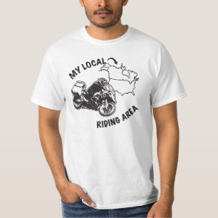 Camiseta Mi área que monta de los ADV locales - he estado