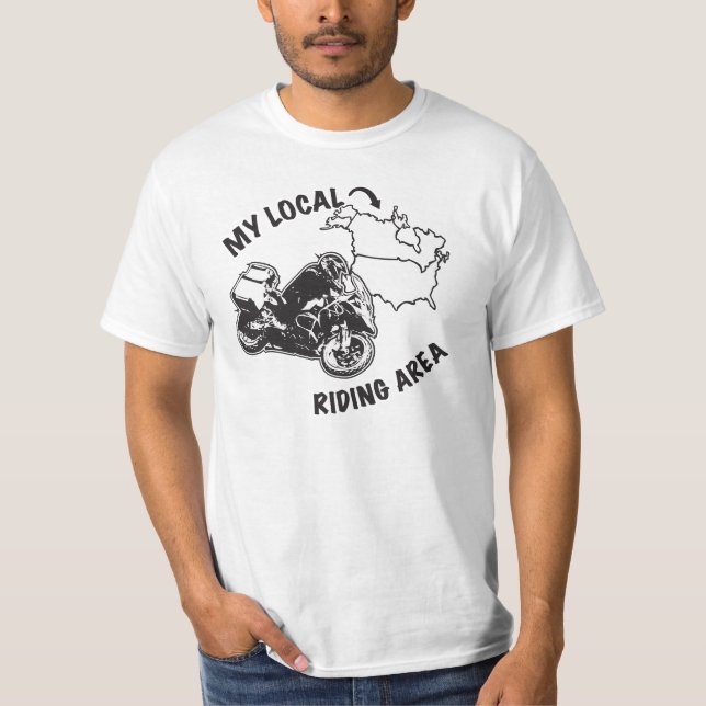 Camiseta Mi área que monta de los ADV locales - he estado (Anverso)