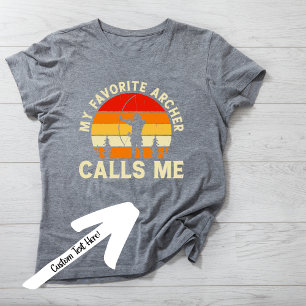 Camiseta Mi Arquero Favorito Me Llama...Personalizable T