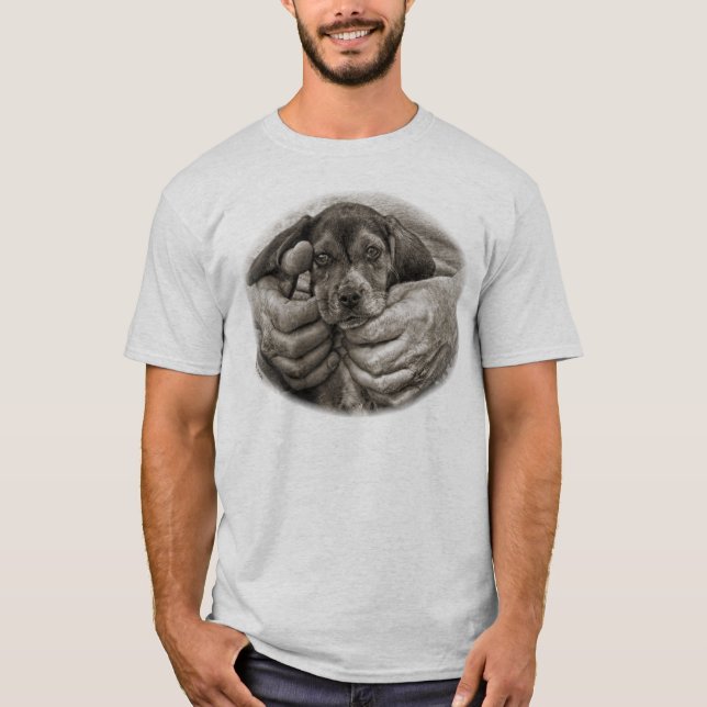 Camiseta Mi arte fotográfico del perrito del beagle del (Anverso)