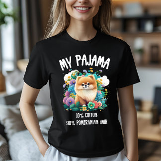 Camiseta Mi arte pajama panomerano