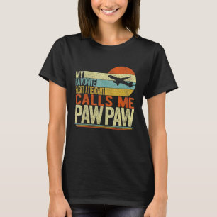Camiseta Mi asistente de vuelo favorito me llama Paw Paw Gr