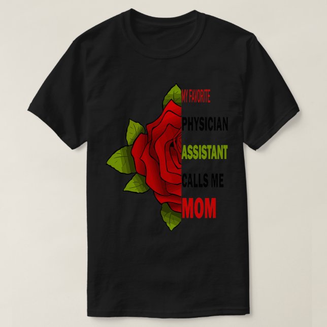 Camiseta Mi asistente médico favorito defiende mi favorito (Diseño del anverso)