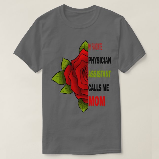Camiseta Mi asistente médico favorito defiende mi favorito (Diseño del anverso)