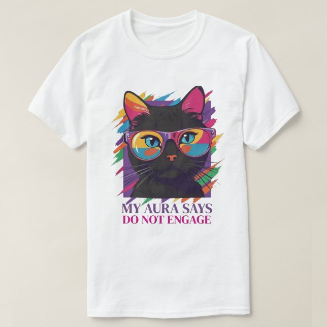 CAMISETA MI AURA DICE (Diseño del anverso)