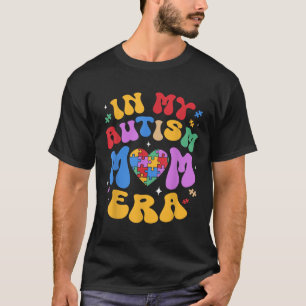 Camiseta Mi autismo mamá Autismo Conciencia Groovy Retro Vi