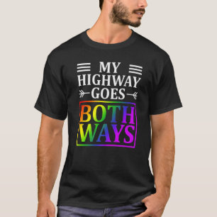 Camiseta Mi autopista sigue las dos maneras de usar el biom