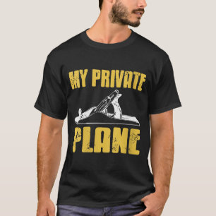 Camiseta Mi Avión Privado de Mujeres Herramienta Manual Hum