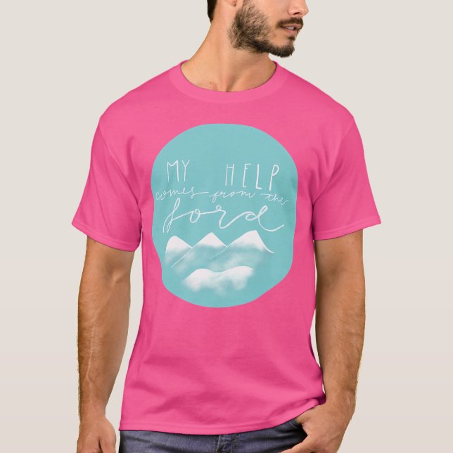 Camiseta Mi Ayuda Viene De Lord Active (Anverso)