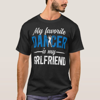 Camiseta Mi bailarín favorito Novio Baile Novio de un