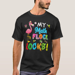 Camiseta Mi Bandada de Matemáticas Rocks Vuelve al Colegio