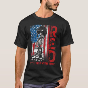 Camiseta Mi bandera norteamericana de soldado hasta que reg