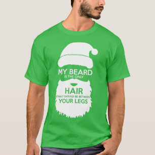 Camiseta Mi Barba El Único Cabello Que Debería Estar Entre 