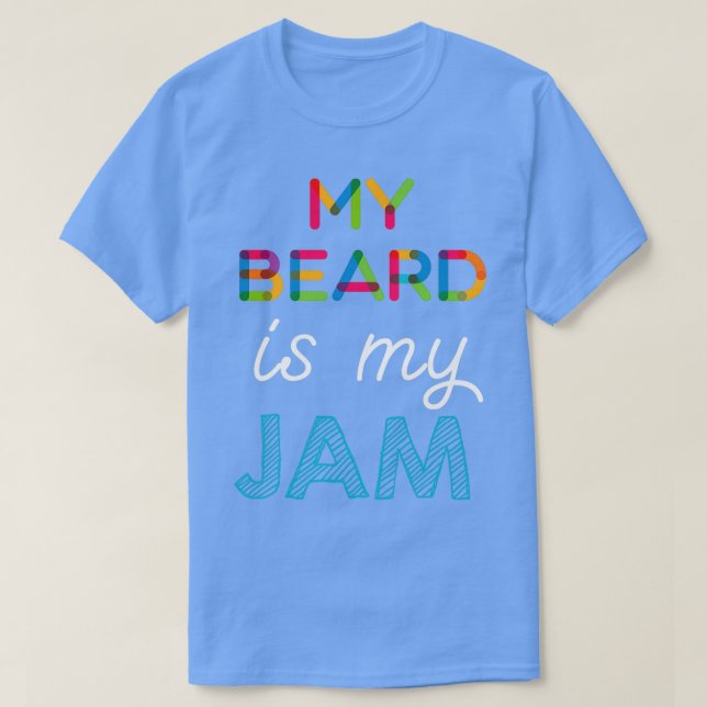 Camiseta Mi barba es mi Jam Funny My Beard Design Classic (Diseño del anverso)
