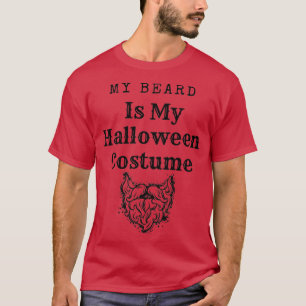 Camiseta Mi Barba Es Mi Vestido De Halloween 54