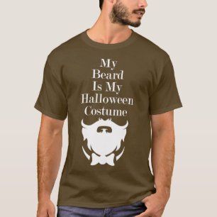 Camiseta Mi Barba Es Mi Vestido De Halloween Esencial