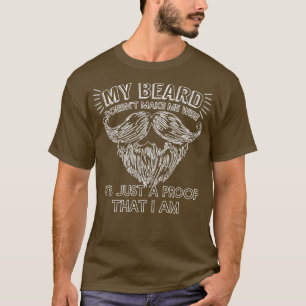 Camiseta Mi Barba No Me Hace Sabio Sólo Prueba 1