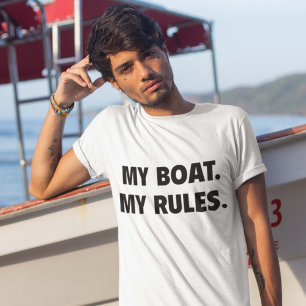 Camiseta Mi Barco. Mis Reglas.