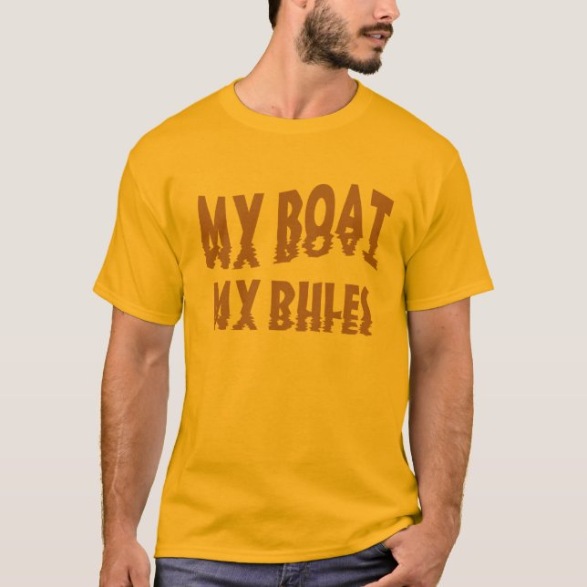 Camiseta Mi barco mis reglas (Anverso)