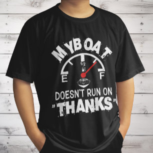 Camiseta Mi barco no corre en GRACIAS, divertidos regalos d