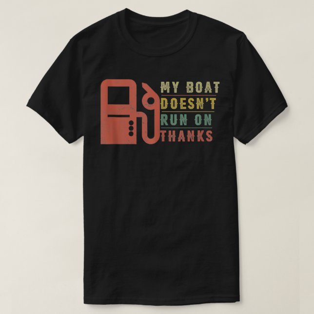 Camiseta Mi Barco No Corre Gracias (Diseño del anverso)