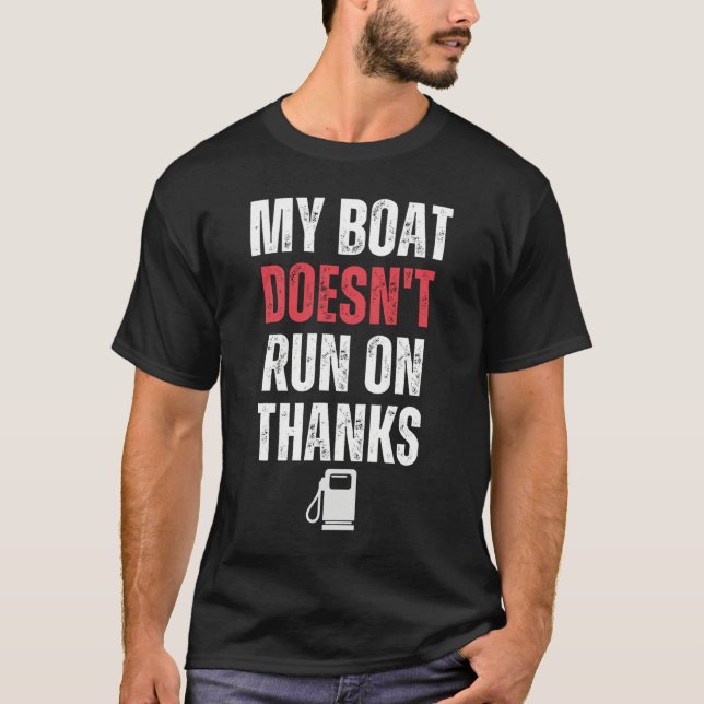 Camiseta Mi Barco No Corre Gracias (Anverso)