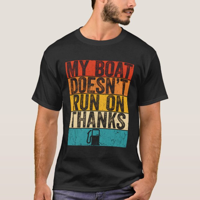 Camiseta Mi Barco No Corre Gracias (Anverso)