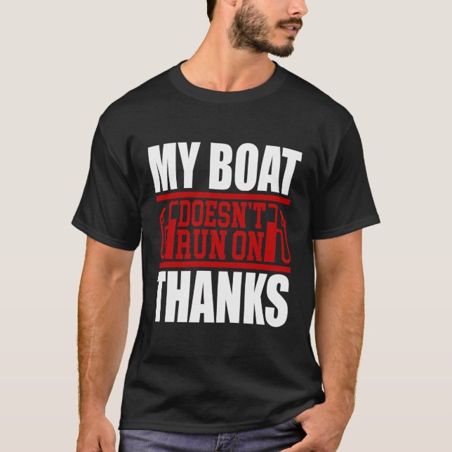 Camiseta Mi Barco No Corre Gracias (Anverso)